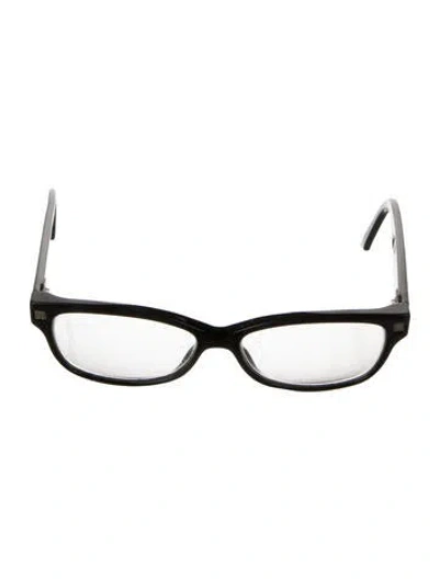 Pre-owned Dior Square Eyeglasses In Black
