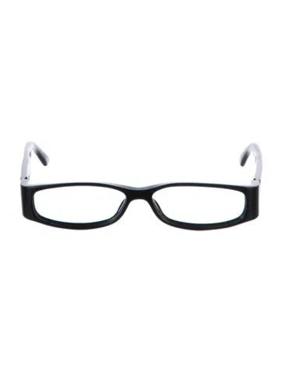 Pre-owned Dior Square Eyeglasses In Black