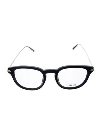 Pre-owned Dior Square Eyeglasses In Black