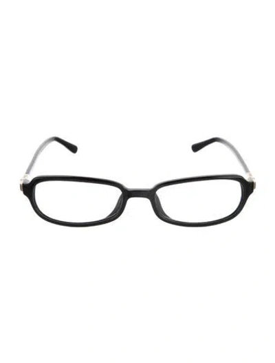 Pre-owned Dior Square Eyeglasses In Black