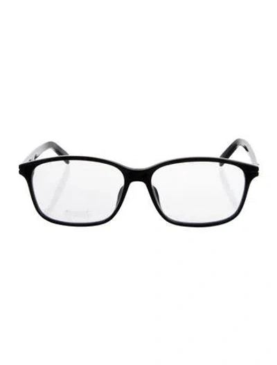 Pre-owned Dior Square Eyeglasses In Black
