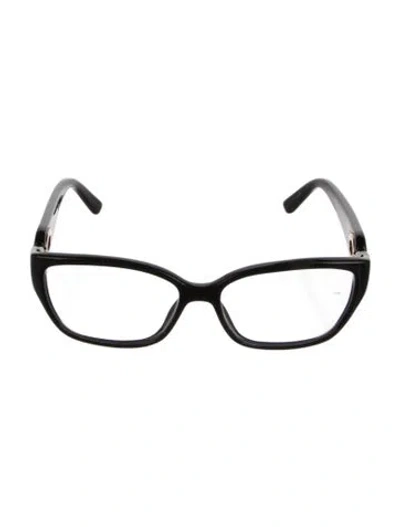 Pre-owned Dior Square Eyeglasses In Black