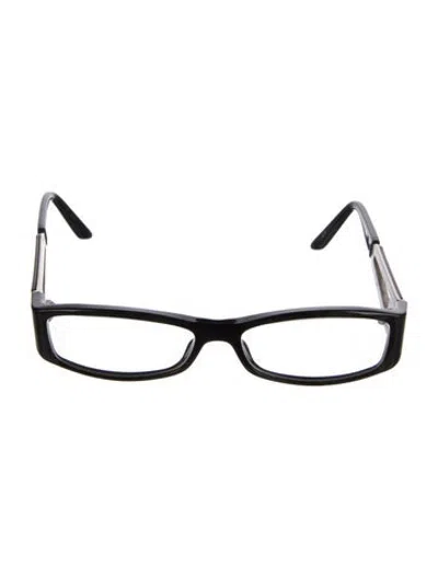 Pre-owned Dior Square Eyeglasses In Black