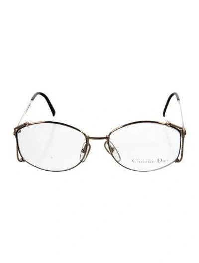 Pre-owned Dior Square Eyeglasses In Multi