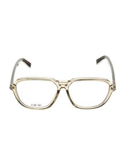 Pre-owned Dior Square Eyeglasses In Neutral