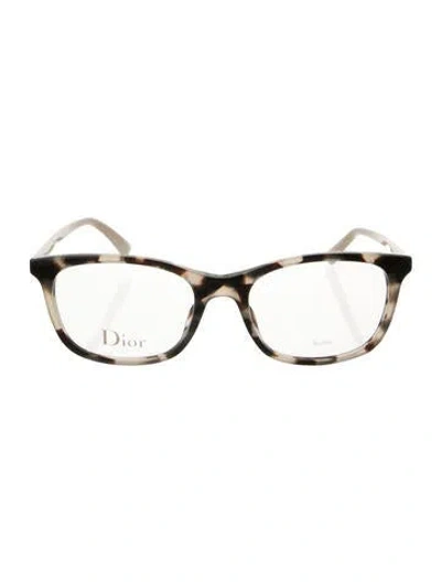 Pre-owned Dior Square Eyeglasses In Neutrals