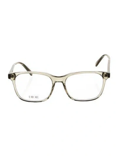 Pre-owned Dior Square Eyeglasses W/ Tags In Transparent