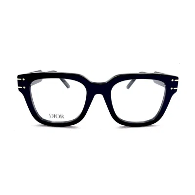 Dior Square Frame Glasses In Black