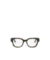 Dior Square Frame Mirror In Green