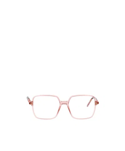 Dior Square Frame Mirror In Pink