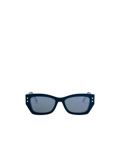 Dior Square Frame Sunglasses In Gray