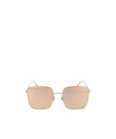 Dior Square Frame Sunglasses In Nude