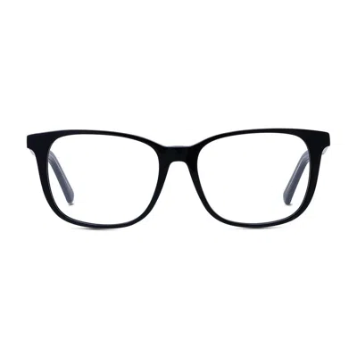 Dior Square Full Rim Eyeglasses In Black