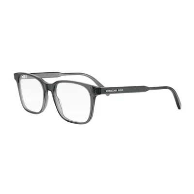 Dior Square Full Rim Eyeglasses In Gray