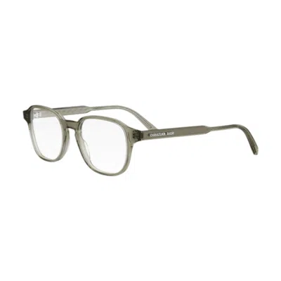 Dior Square Full Rim Eyeglasses In Green