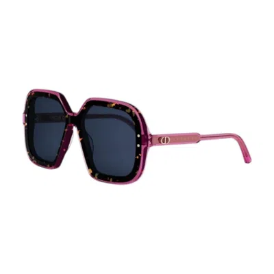 Dior Square Full Rim Sunglasses In Blue