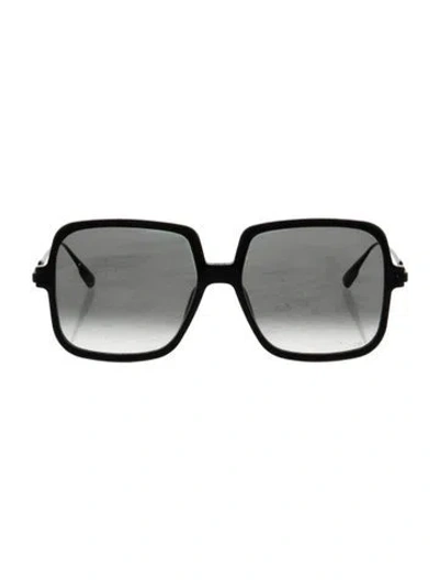 Pre-owned Dior Square Gradient Sunglasses In Black