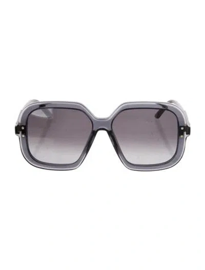 Pre-owned Dior Square Gradient Sunglasses In Black