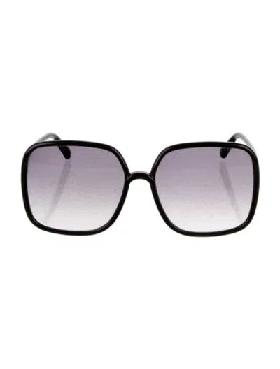 Pre-owned Dior Square Gradient Sunglasses In Black