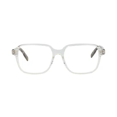 Pre-owned Dior Square Optical Glasses 'crystal/havana/transparent' | Silver | Men's Size Onesize