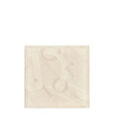 Dior Square Scarf In Neutral