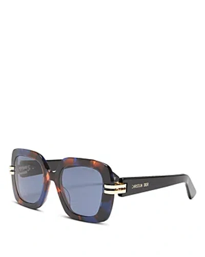 Dior Square Sunglasses, 52mm In Blue
