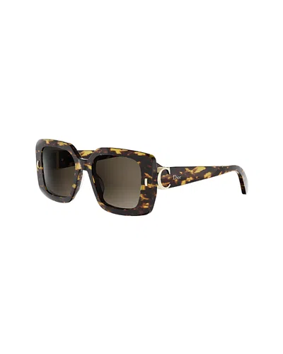 Dior Square Sunglasses, 53mm In Brown