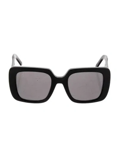 Pre-owned Dior Square Tinted Sunglasses In Black