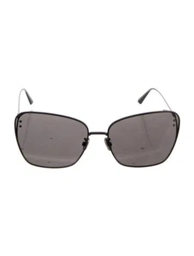Pre-owned Dior Square Tinted Sunglasses In Black