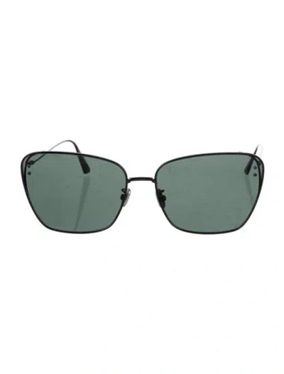 Pre-owned Dior Square Tinted Sunglasses In Black