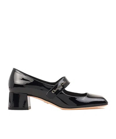 Dior Square-toe High Heels In Black