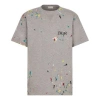 Dior Ss21 Flannel Print Logo Sweater For Men White In Gray