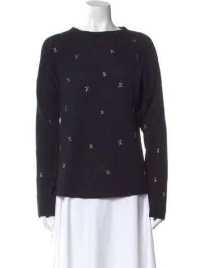 Pre-owned Dior Star And Moon Sweater Cashmere Sweater In Black