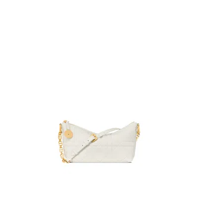 Dior Star Chain Shoulder Bag In White