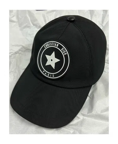 Dior Star Logo Logo Baseball Hat In Black