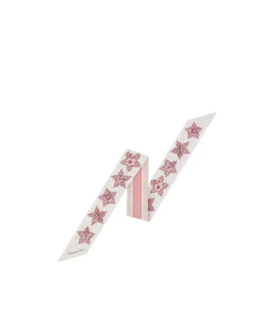 Dior Star Mitzah Scarf In White