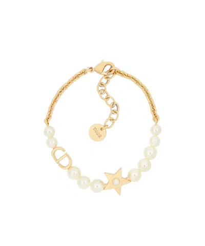 Dior Star Pendant Bracelet In Yellow