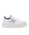 Dior Star Platform Sneakers In White