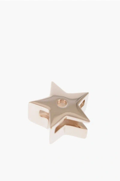 Dior Star-shaped Metal Shoulder Strap Charm In Gold