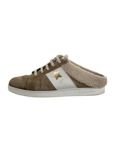 Pre-owned Dior Star Sneakers In Silver