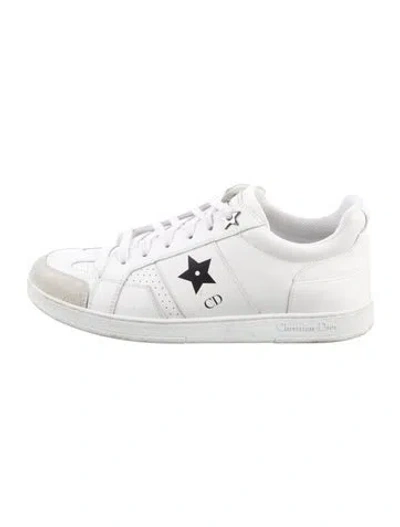 Pre-owned Dior Star Sneakers In White