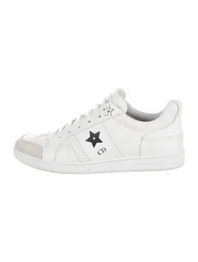 Pre-owned Dior Star Sneakers In White