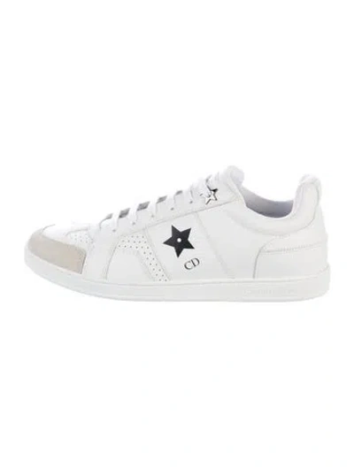 Pre-owned Dior Star Sneakers In White