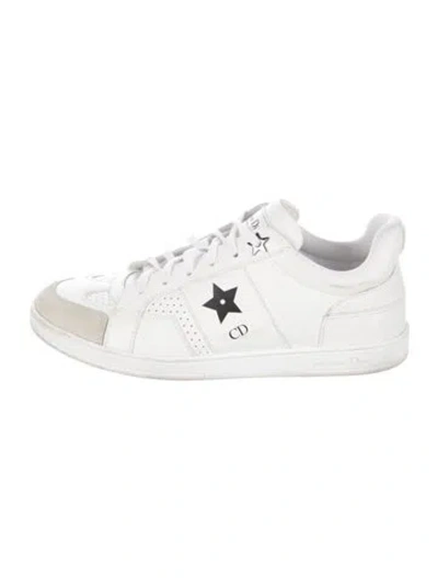 Pre-owned Dior Star Sneakers In White
