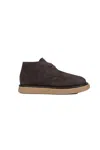 Dior Round Toe Suede Finish Rubber Sole Boots In Brown