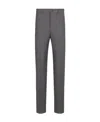Dior Straight Button Details Casual Pants In Black