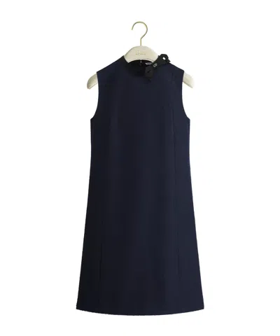 Dior Straight Dress In Blue