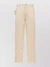 Dior Straight Leg Cargo Jeans Trousers In Neutral