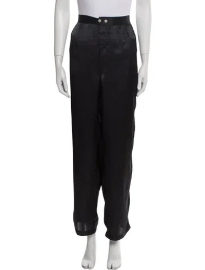Pre-owned Dior Straight Leg Pants In Black