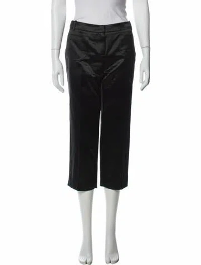 Pre-owned Dior Straight Leg Pants In Black